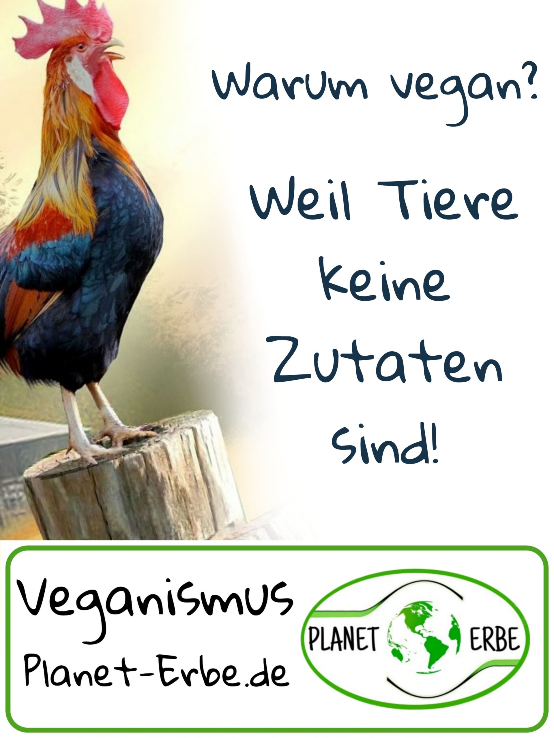 Tiere sind keine Zutaten!